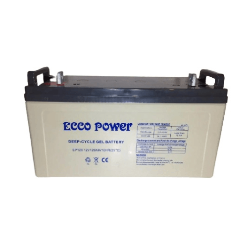 12v 120ah Gel Battery Ecco - Light Market