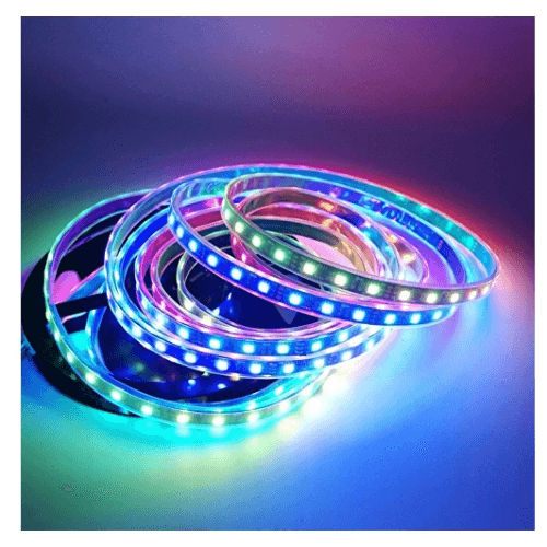 12v 12mm 5050 60 Led Digital Strip Light Ip68 5m Roll RGB Bing Light - Light Market