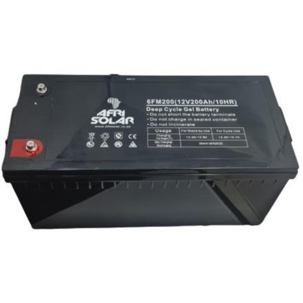 12v 200ah Gel Solar Battery Afrisolar - Light Market