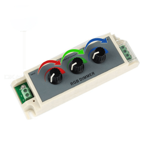 12v-24v 3Amp Led RGB Rotary Dimmer Bing Light - Light Market