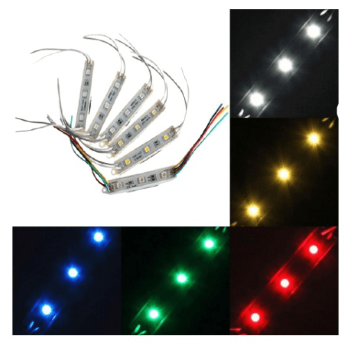 12v 5050 3 Led Module Blue Bing Light - Light Market