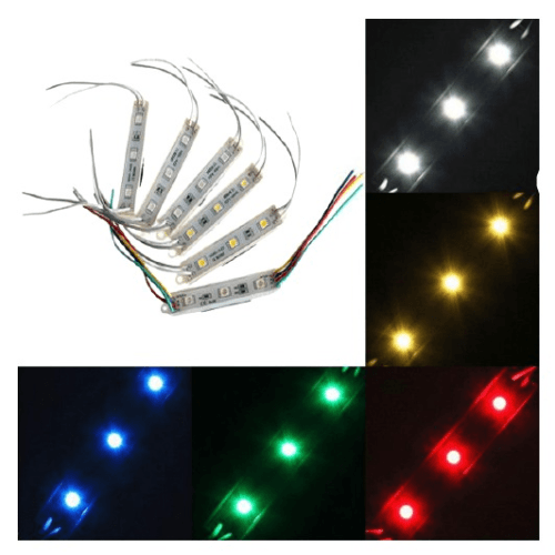 12v 5050 3 Led Module Red Bing Light - Light Market