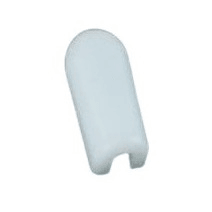 12v 5mm Neon Flex End Cap Baby Blue 10 Piece - Light Market