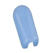 12v 5mm Neon Flex End Cap Blue 10 Piece - Light Market