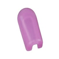 12v 5mm Neon Flex End Cap Purple 10 Piece - Light Market