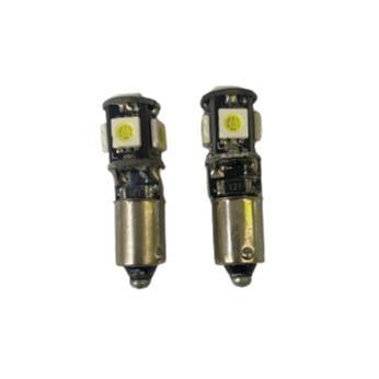 12v 6000k 5 Led Single Contact Parklight Bulb 2 Pack - Light Market