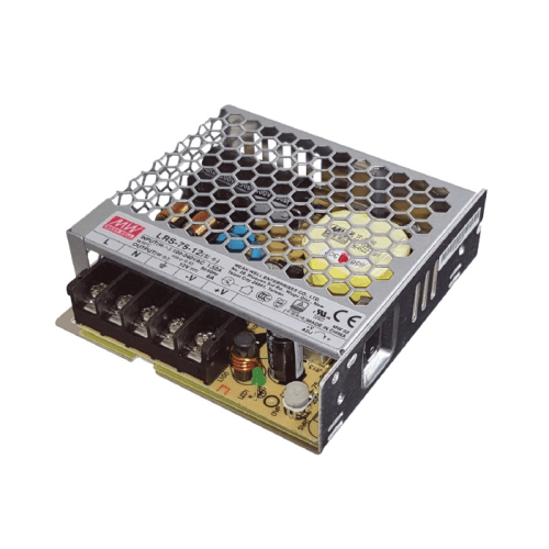 12v 6a 75w Cage Power Supply Mean Well LRS-75-12 - Light Market