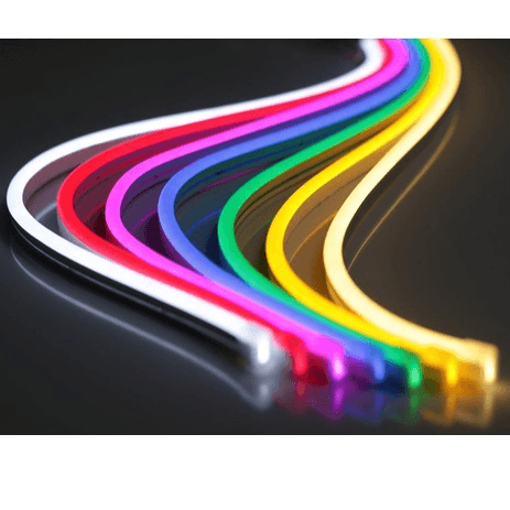 12v 6mm Neoflex 6 LED Neon Rope Light Cyan 1m Bing Light - Light Market