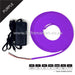 12v 6mm Neon LED Strip Light Purple 5m With AC Adaptor - Light Market