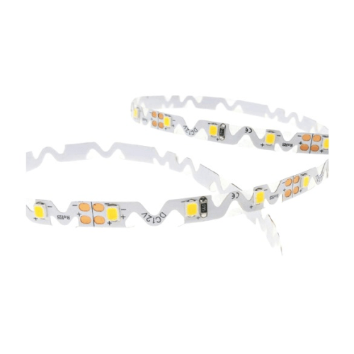 12v 8mm 3528 60 Led Zig Zag Strip Light Ip20 5m Roll Blue Bing Light - Light Market