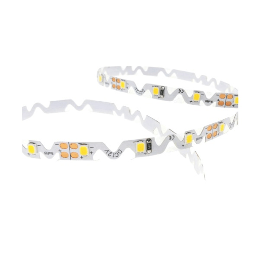 12v 8mm 3528 60 Led Zig Zag Strip Light Ip20 5m Roll Red Bing Light - Light Market
