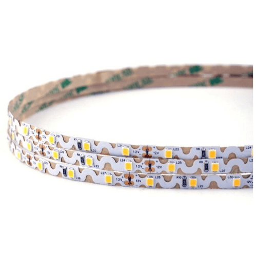 12v 8mm 3528 60 Led Zig Zag Strip Light Ip20 5m Roll Yellow Bing Light - Light Market