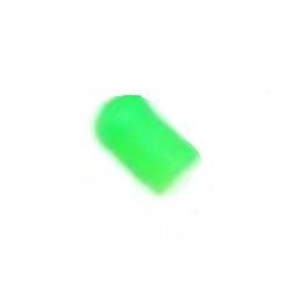 12v 8mm Neon Flex End Cap Green 10 Piece - Light Market