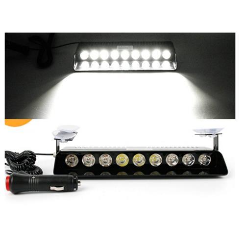 12v 9 Led Dash Mount Flashing White Bing Light YHH-F1 - Light Market