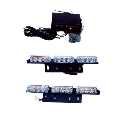 12v 9 Led x 2 Grill Mount Amber Federal Signal - Light Market