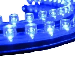 12v 96 LED Single-Color LED Strip Light IP65 1m Blue - Light Market