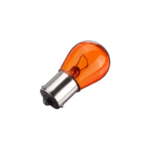 12v Ba15s 21w Halogen Bulb Amber - Light Market