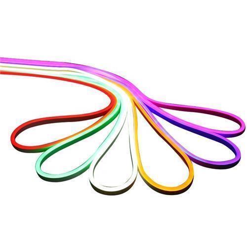 12V Coloured Jacket 6x12mm Neon LED Strip Light Blue 5m - Light Market