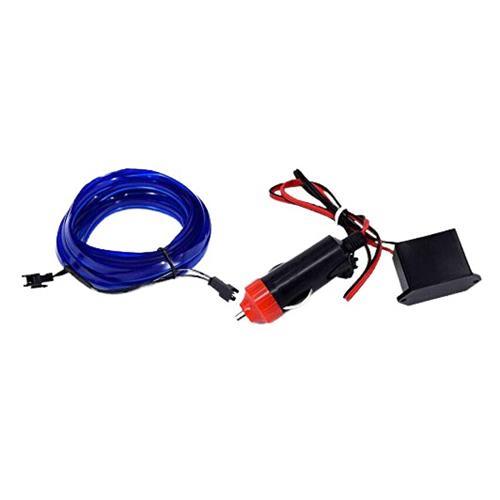 12v EL Wire With Car Lighter Plug Blue Bing light - Light Market