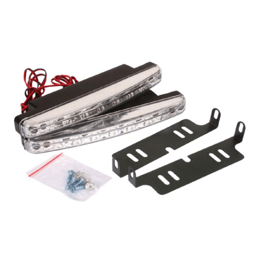 12v Led Daytime Running Light Kit 6000k WJD - Light Market
