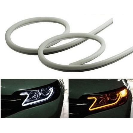 12v Led Light Soft Article Lamp 600mm White/Amber Bing Light - Light Market