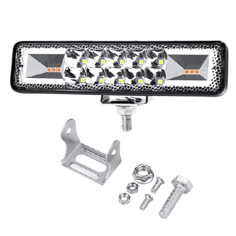 12v Led Warning Light 6000k & Amber Bing Light - Light Market