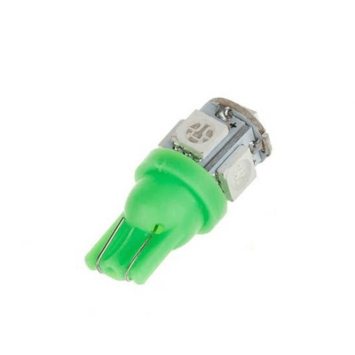 12v T10 5050 x 5 Led Park light Green Bing Light - Light Market