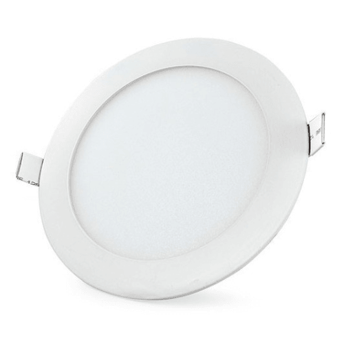 12W Recessed Panel Light Round 6500K - Budget - Light Market