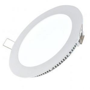 12W Ultra Thin Panel Light With Driver Round 6500K - Light Market