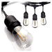 15m Outdoor Decorative Light String/Cable With Bulbs and Holders - Light Market