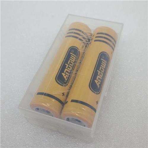18650 3.7V 3000mAh Rechargeable Battery Twin Pack Andowl - Light Market
