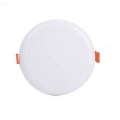 18w Recessed Frameless Panel Light With Adjustable Cutout Round 6500K - Light Market