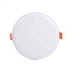 18w Recessed Frameless Panel Light With Adjustable Cutout Round 6500K - Light Market