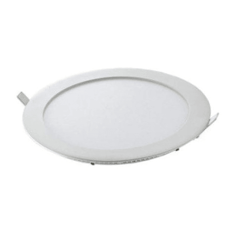 18W Recessed Panel Light With Driver Round 6500K Bing Light - Light Market