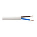 1mm 2 Core Cabtyre White 1m - Light Market