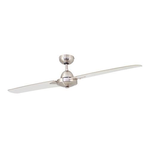 2 Blade Ceiling Fan Satin Chrome F39SC - Light Market
