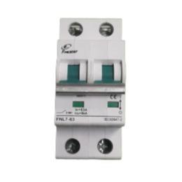 2 Pole DC Solar Circuit Breaker 63a Din Rail FNL7-63 Fivestar - Light Market