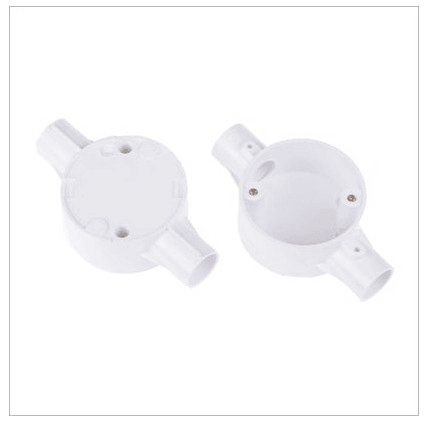 2 Way Junction Box - Light Market