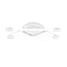 2 x 4ft Led Tube Fitting Ceiling Lamp Ftl052 White Bright Star - Light Market