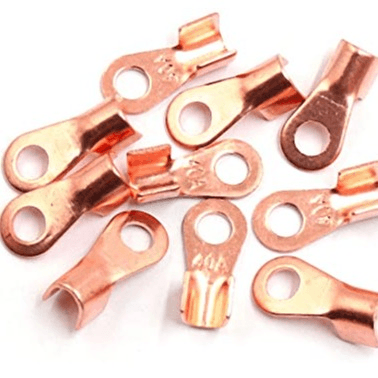 200Amp Battery Cable Ring Lugs Copper - Light Market