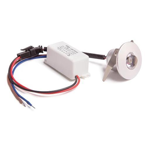 220V 1w LED Star Light Silver Finish - Light Market