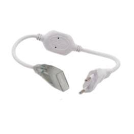 220v 3 Wire Flat Led Rope Light Power Cable - Light Market