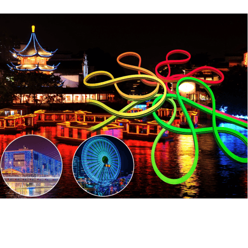 220v 8mm Neon Led Rope Light Red 1m Budget - Light Market