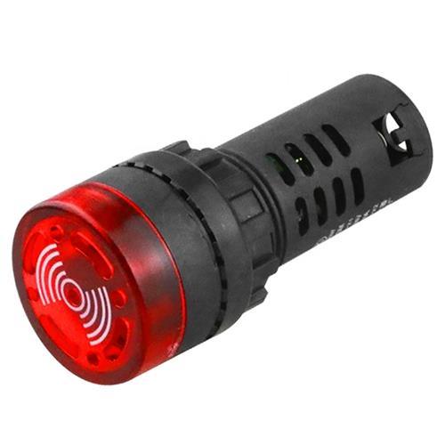 220v Red Circular Electric Buzzer AD16-22SM - Light Market