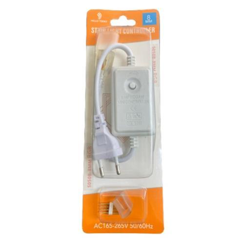 220v RGB Inline Power Cable 5050B 8mm - Light Market