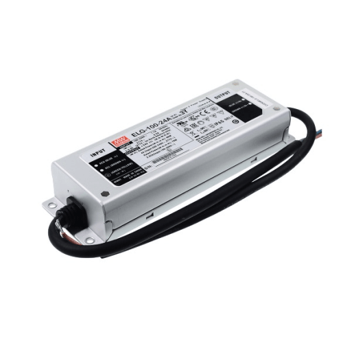 24v 24a 100w Waterproof Power Supply Ip65 ELG-100-24A Mean Well - Light Market