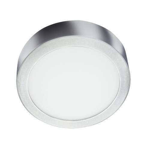 24w Led Round Surface Mount Ceiling Light Chrome 4000k CF545 - Light Market