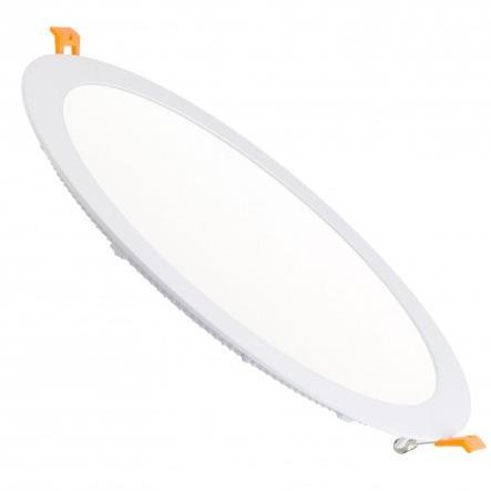 24W Ultra Thin Panel Light With Driver Round 6500K - Light Market