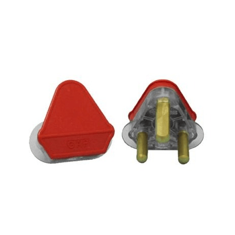 250v 16a 3 Pin Plug Top Red W001 GAP - Light Market