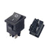 250v 16a Rocker Switch Square Black 4 Pin - Light Market